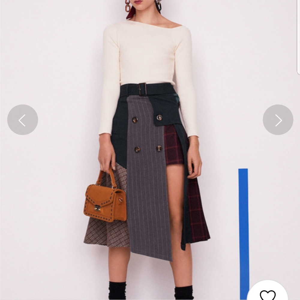 Redyazel asymmetrical skirt